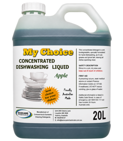 Ecocare - Dishwashing Liquid - Apple 20L