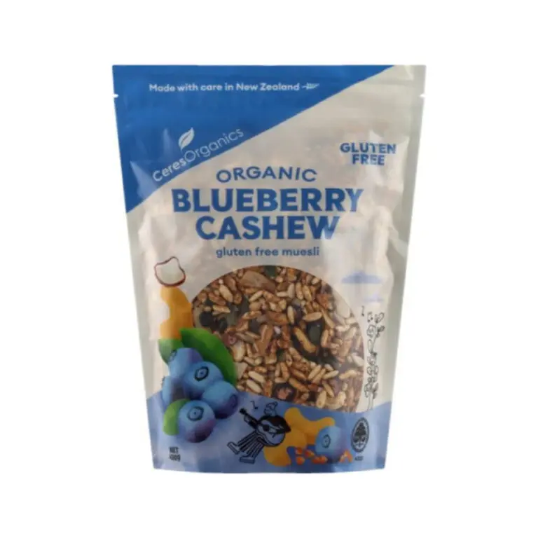 Ceres Organics - Organic Muesli Gluten Free Blueberry Cashew 400g
