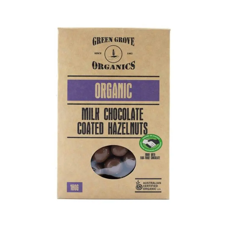 Green Grove - Organic Milk Chocolate Hazelnuts 180g