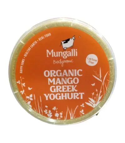 Mungalli Creek - Organic Greek Yoghurt Mango 375g