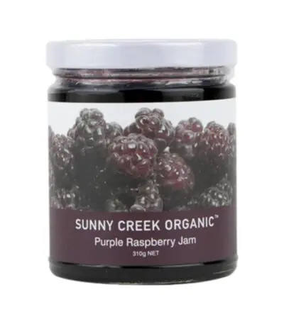 Sunny Creek - Organic Jam Purple Raspberry 310g