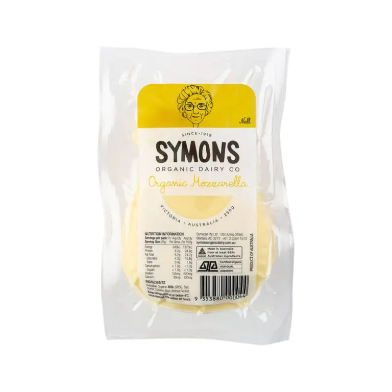 Symons Organic - Organic Mozzarella 250g