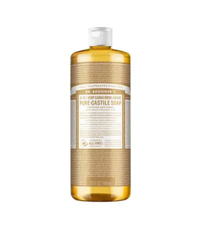 Dr. Bronners Pure-Castile Soap Liquid (Hemp 18-in-1) Sandalwood Jasmine 946ml
