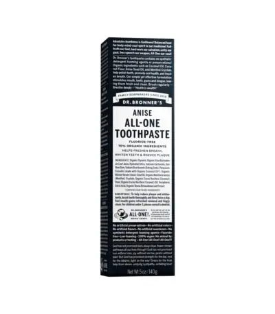 Dr. Bronners Toothpaste (All-One) Anise 140g