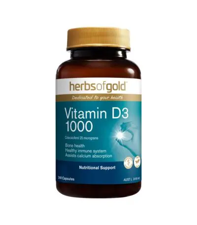 Herbs of Gold Vitamin D3 1000 240c
