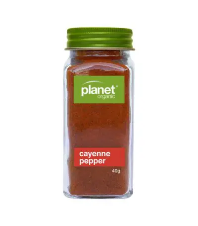 Planet Organic - Organic Ground Cayenne Pepper - Shaker 40g