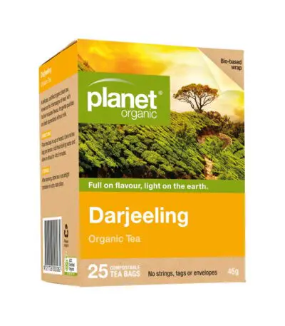 Planet Organic Organic Tea Darjeeling x 25 Tea Bags