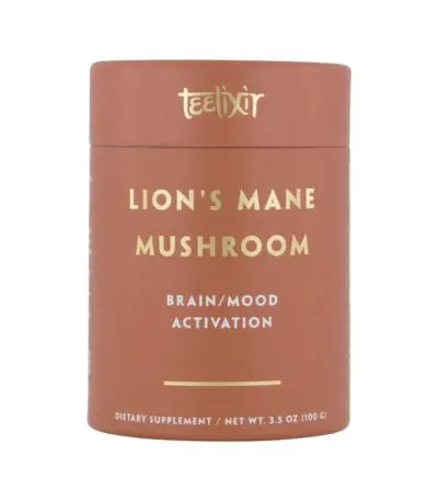 Teelixir Organic Lions Mane Mushroom (Brain/Mood Activation) 100g
