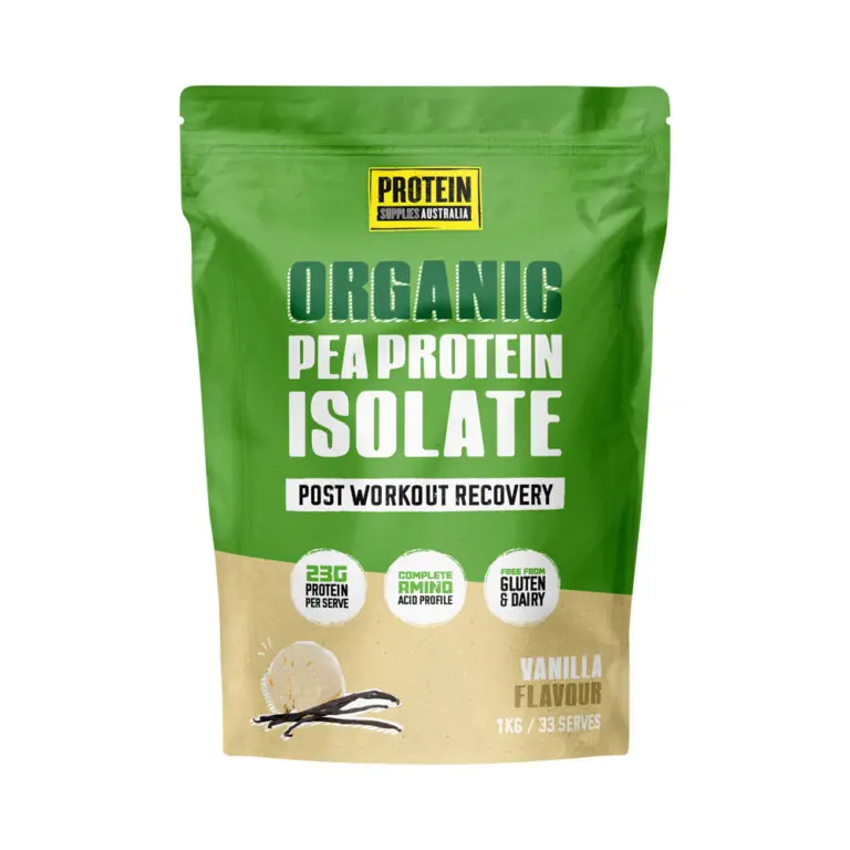 Protein Supplies Australia - Pea Protein Isolate - Vanilla Bean 1kg