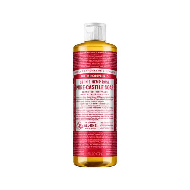 Dr. Bronners Pure-Castile Soap Liquid (Hemp 18-in-1) Rose 473ml