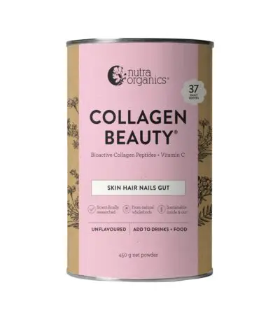 Nutra Organics Collagen Beauty Unflavoured 450g