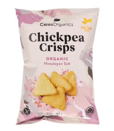 Ceres Organics - Organic Chickpea Crisps - Himalayan Salt 100g