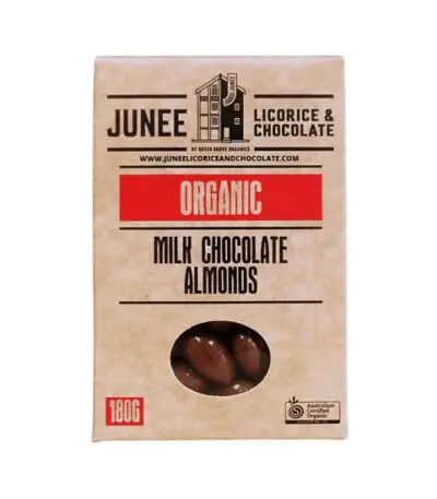 Green Grove - Organic Milk Chocolate Almonds - 180g