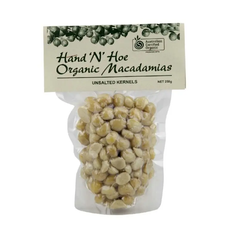 Hand 'n' Hoe - Organic Macadamia Nut - Raw - 250g