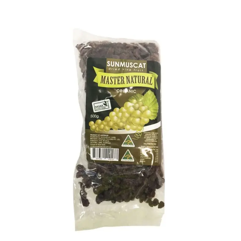 Master Natural - Organic Sunmuscat Dried Vine Fruit - 500g