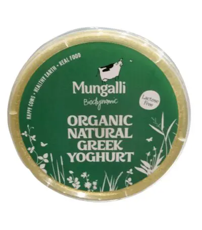 Mungalli Creek - Organic Greek Yoghurt - Natural - 375g