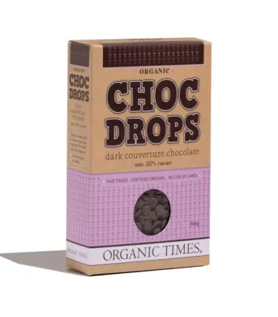 Organic Times - Organic Chocolate Dark Drops - 200g