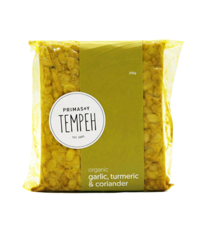 Primasoy Organic Tempeh Garlic Turmeric Coriander 260g