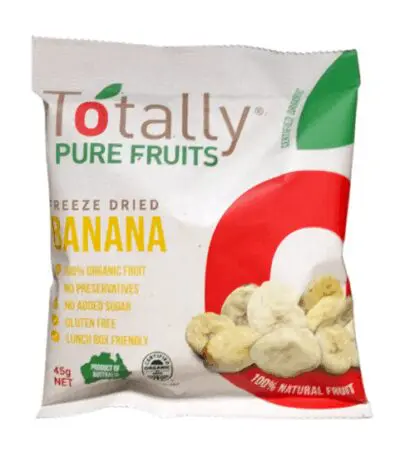 Totally Pure Fruits - Freeze Dried Banana - 45g