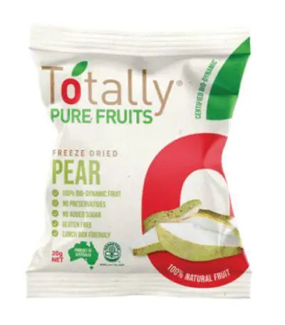 Totally Pure Fruits - Freeze Dried Pear - 20g