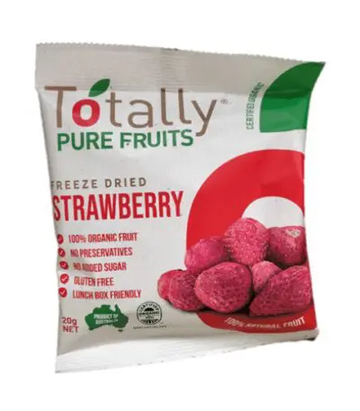 Totally Pure Fruits - Freeze Dried Strawberry - 20g