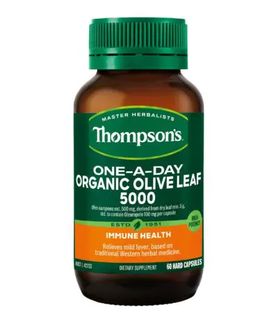 Thompson's One-A-Day Organic Olive Leaf 5000 60 Capsules