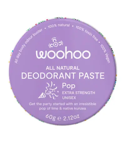 Woohoo Deodorant Paste Pop (Extra Strength) Tin 60g
