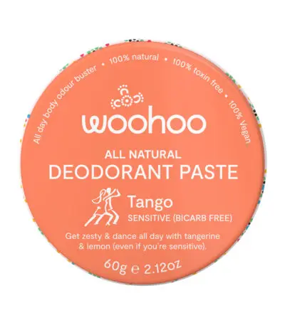 Woohoo Deodorant Paste Tango (Sensitive) Tin 60g