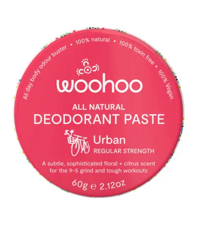 Woohoo Deodorant Paste Urban (Regular Strength) Tin 60