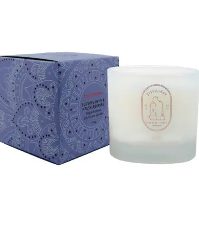 Distillery Soy Candle Temptress Elderflower Fresh Berries 190g