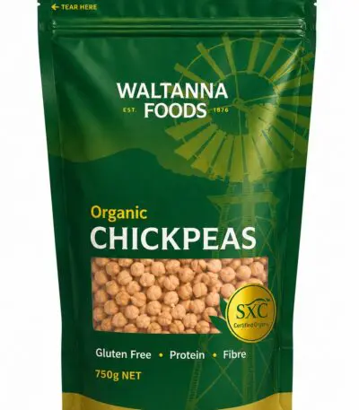 Waltanna Foods – Organic Chickpeas 750g