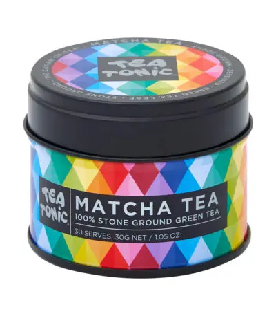 Tea Tonic Organic Matcha Green Tea Elderflower Tin 30g