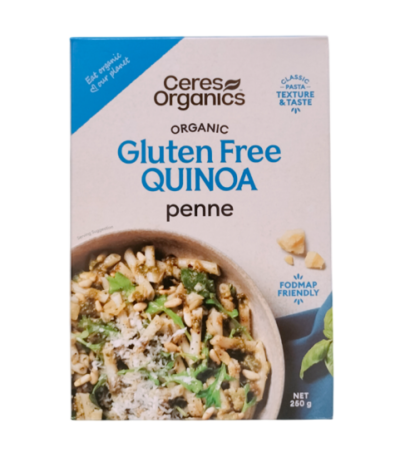 Ceres Organics - Organic Quinoa Pasta - Penne (Gluten Free) 250g