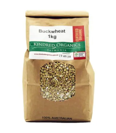 Kindred Organics - Organic Buckwheat Kernals 1kg