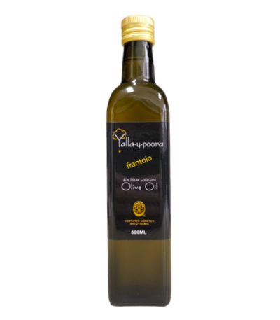 Yalla-y-poora - Organic Frantoio Extra Virgin Olive Oil 500ml