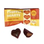 Chow Cacao - Peanut Butter Truffle Heart Twin Pack Choc 26g