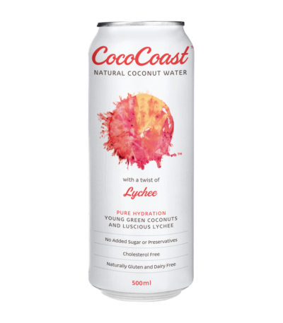 CocoCoast - Coconut Water - Lychee 500ml
