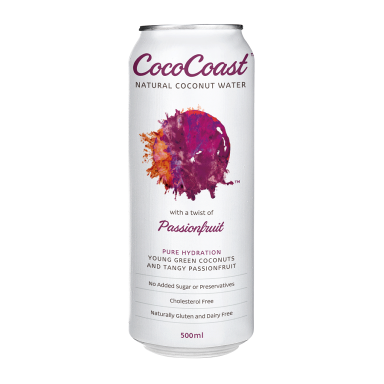 CocoCoast - Coconut Water - Passionfruit 500ml