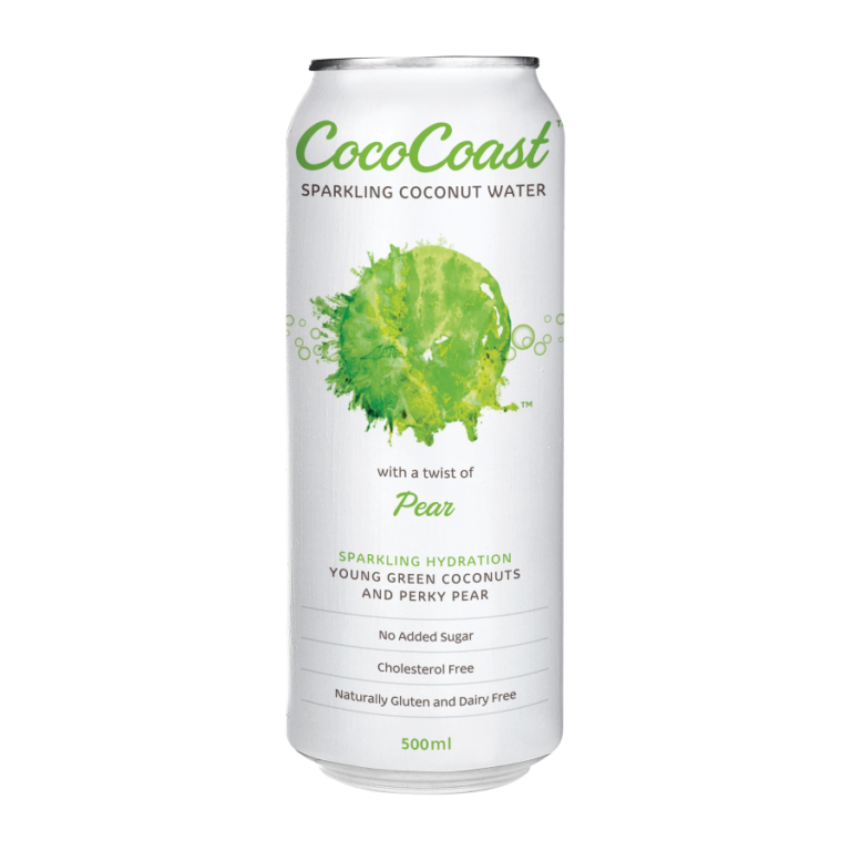 CocoCoast - Sparkling Coconut Water with Pear 500ml