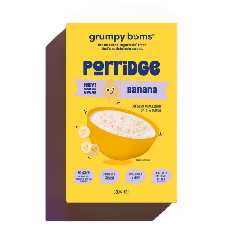 Grumpy Bums Porridge - Banana 300g