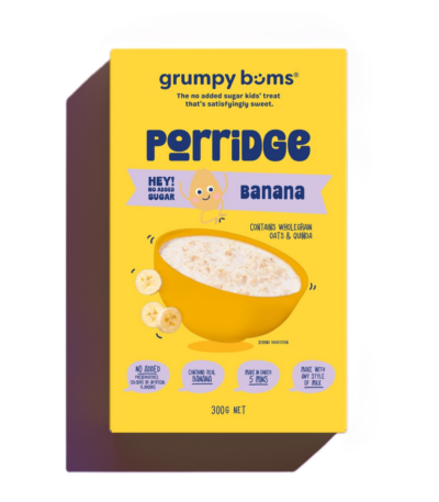 Grumpy Bums Porridge - Banana 300g