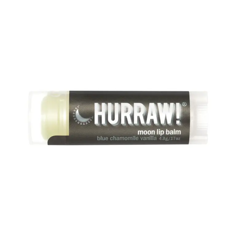 Hurraw! Organic Lip Balm - Moon (Blue Chamomile Vanilla) 4.8g
