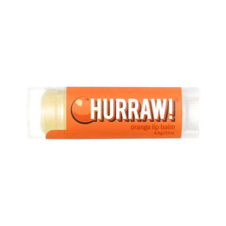 Hurraw! Organic Lip Balm - Orange 4.8g