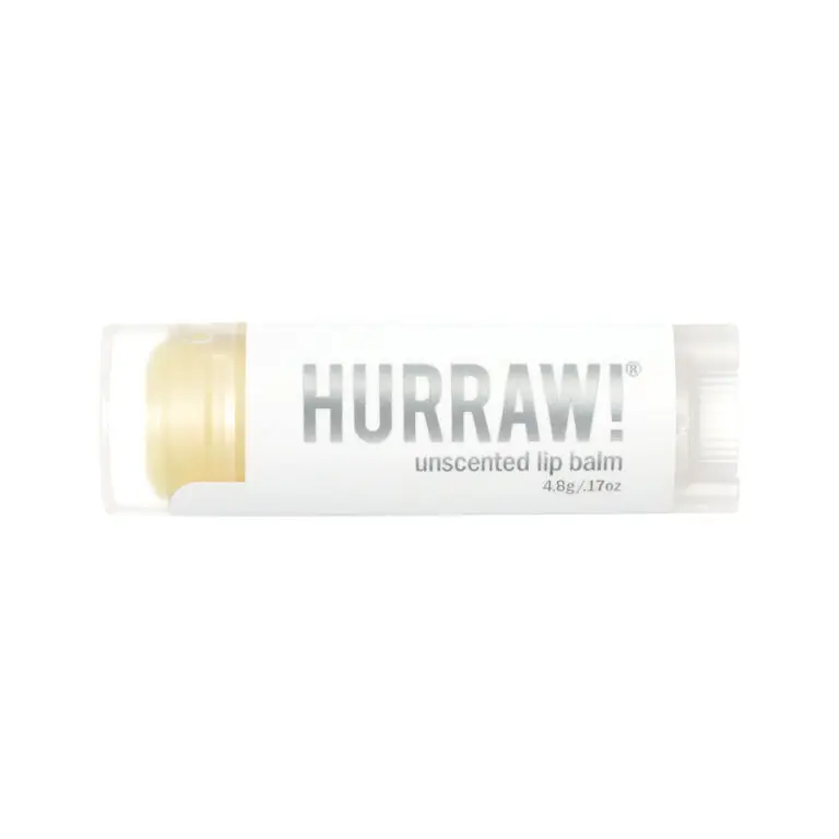 Hurraw! Organic Lip Balm - Unscented 4.8g