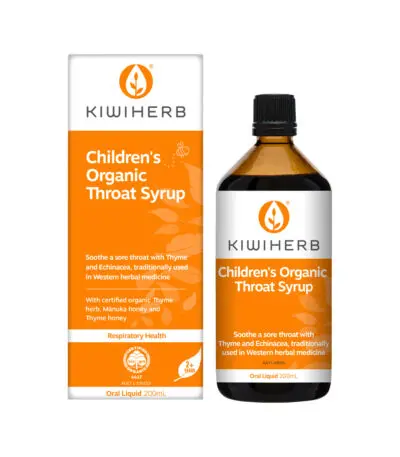 Kiwiherb - Childrens Organic Throat Syrup 200ml