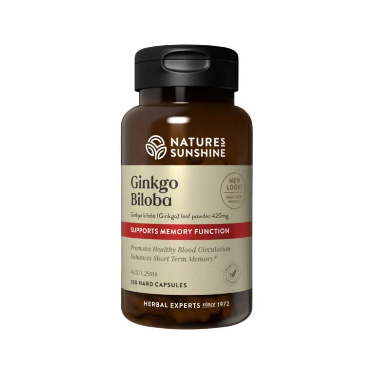 Natures Sunshine Ginkgo Biloba 100 capsules