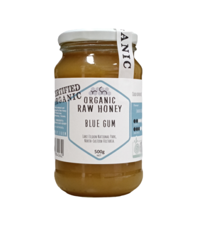 Raw Honey - Organic Honey - Blue Gum 500g