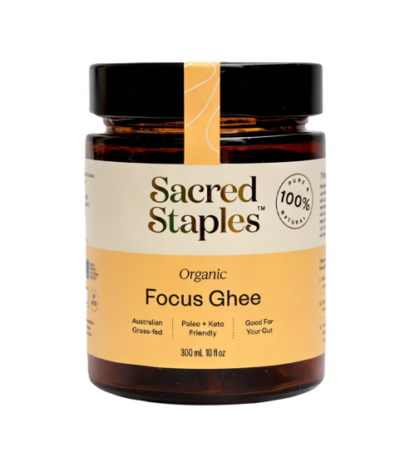 Sacred Staples - Organic Ghee - Focus 300ml