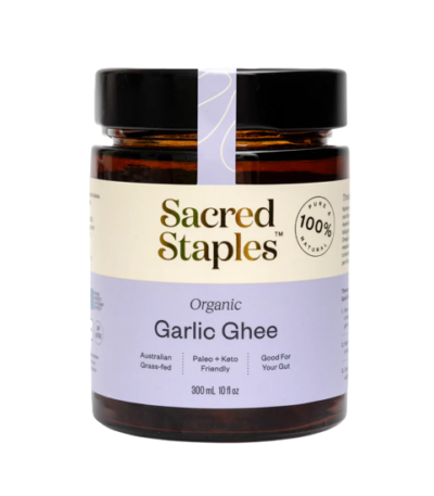 Sacred Staples - Organic Ghee - Garlic 300ml