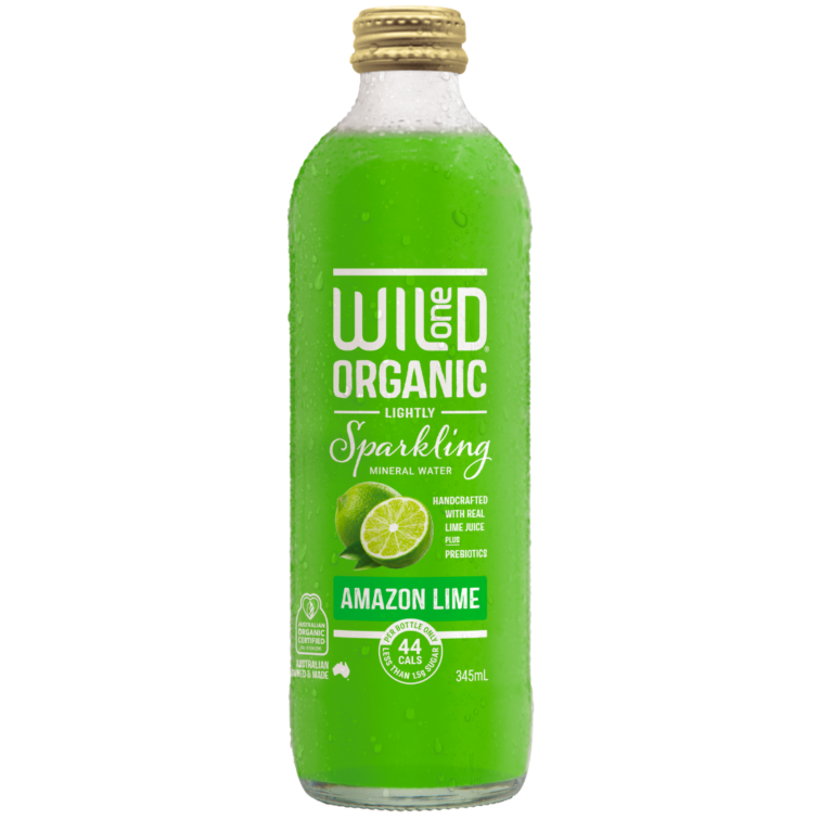 Wild One - Organic Sparkling Mineral Water - Amazon Lime 345ml